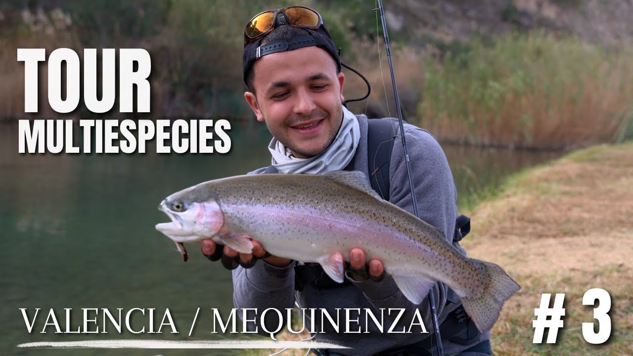EP 3. PESCA de  TRUCHAS ARCOIRIS en RIO con VINILO !! TOUR Nº3/ 2023