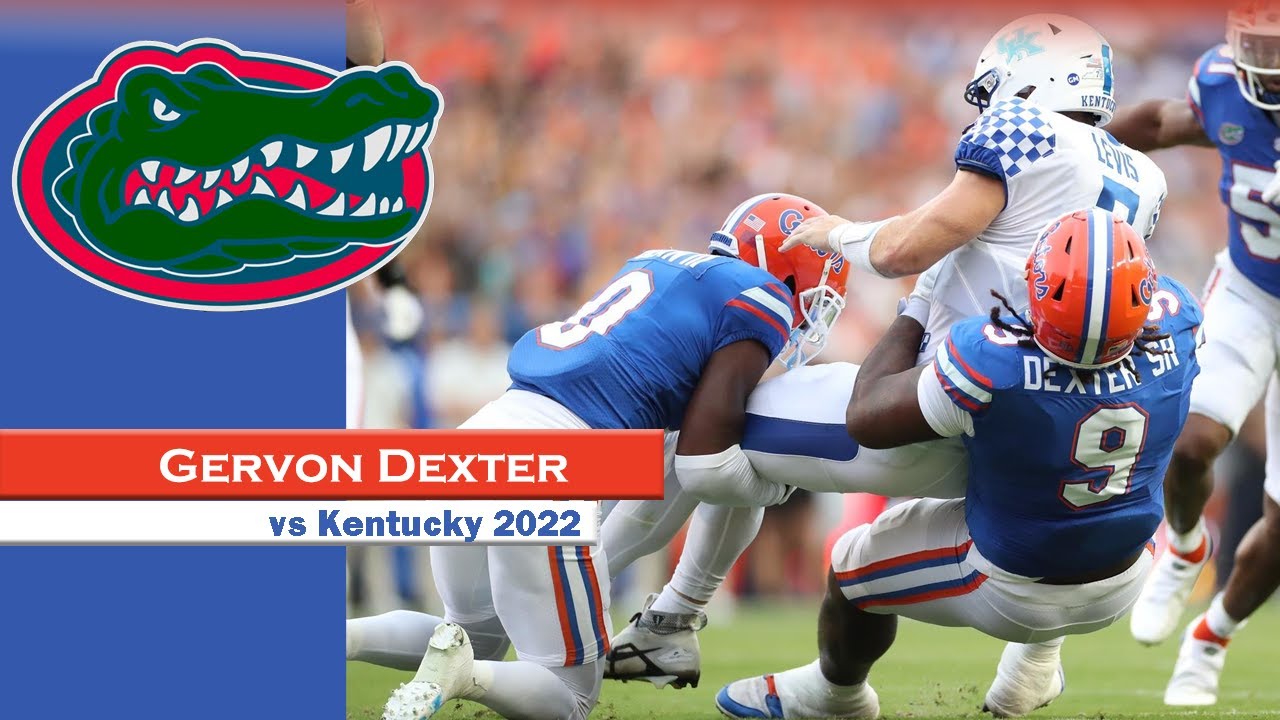 Gervon Dexter SR. (DT Florida) vs Kentucky 2022