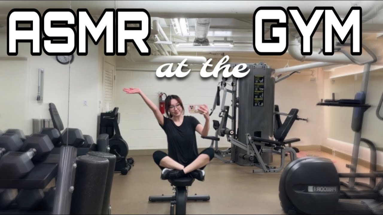 ASMR at the GYM 🥸💪🏻 do NOT watch if you don’t like lofi asmr