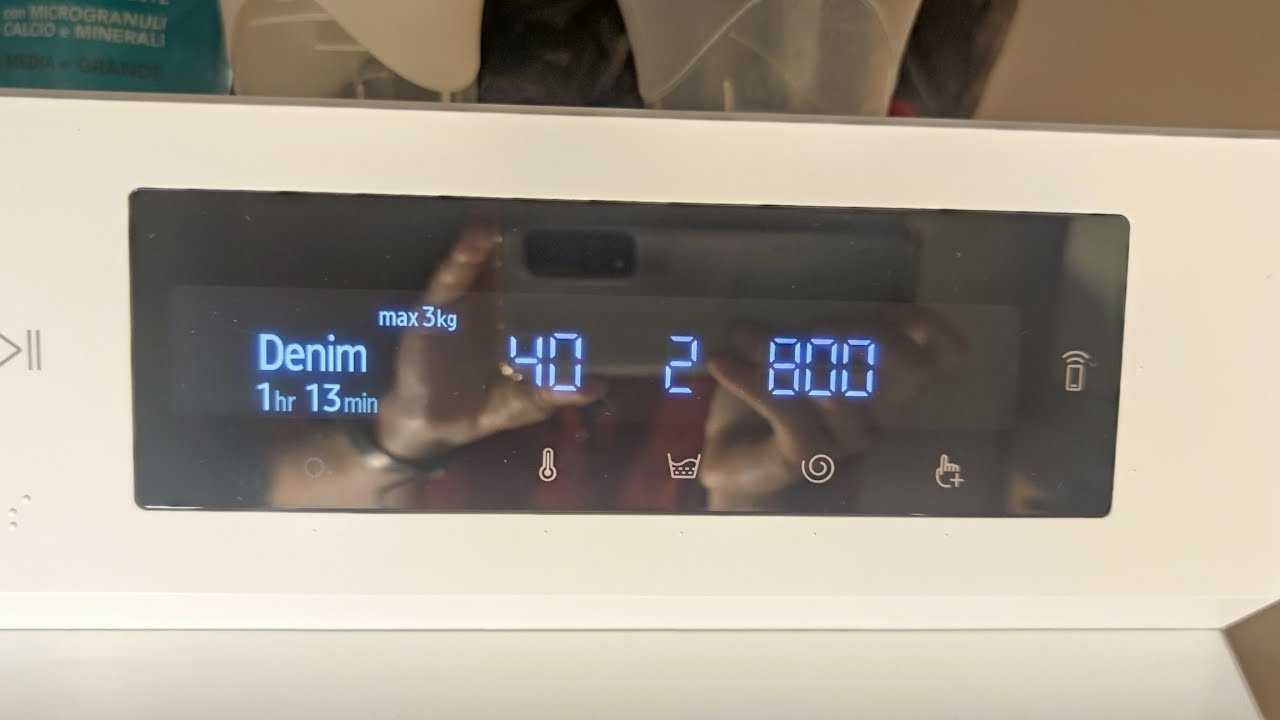 Samsung Bespoke AI WW11BB704DGW - Denim 40° with Intensive - Full Cycle