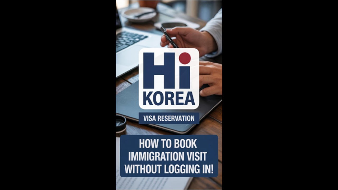 HOW TO BOOK  IMMIGRATION VISIT WITHOUT LOGING IN (SOUTH KOREA)