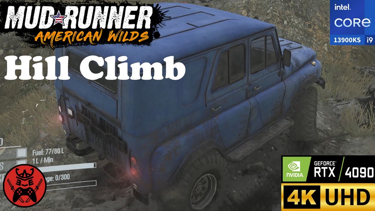 🚙🏔️ MudRunner - Climb a Hill (Challenge ★☆☆) A-3151 | 4K 60FPS PC