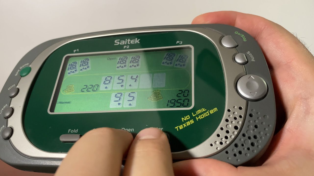 Saitek No Limit Texas Hold'Em Poker Game 🎰 Gadgetify