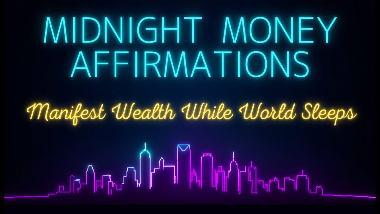 MIDNIGHT MONEY PORTAL AFFIRMATIONS | Manifest Wealth While World Sleeps