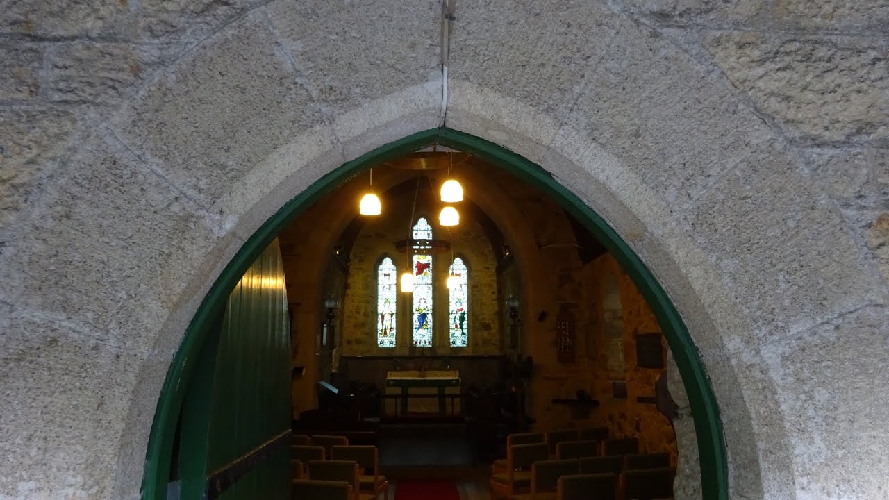 Come with happy faces (children's hymn from Sankey) - pipe organ, Porthpean Church