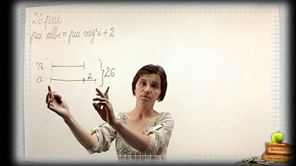 Problemă de sumă și diferență rezolvată cu segmente/Clasa III-a