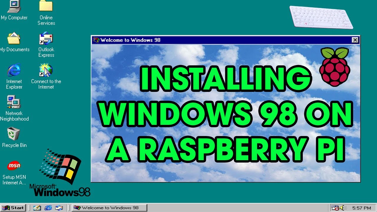 Установка Windows 98 на Raspberry Pi