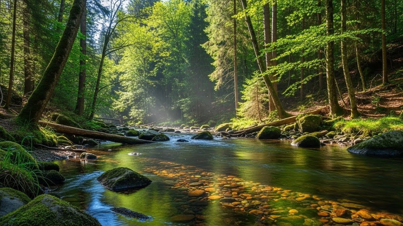 River Forest Soundscape 🌿🌊 Peaceful Nature Ambience for Deep Rest #2599