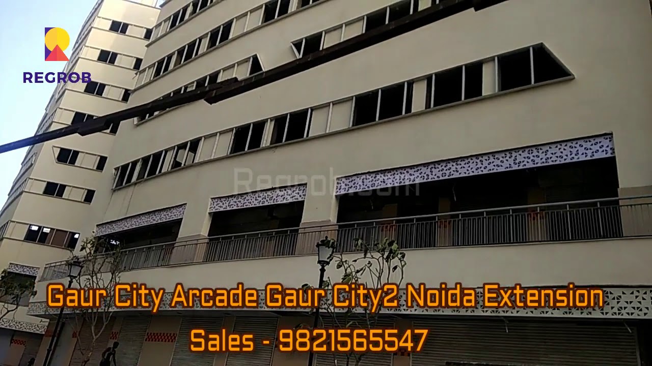 Gaur City Arcade Noida Extension | Commercial Shops For Sale | Price 15.96 L | Sales-7861008808
