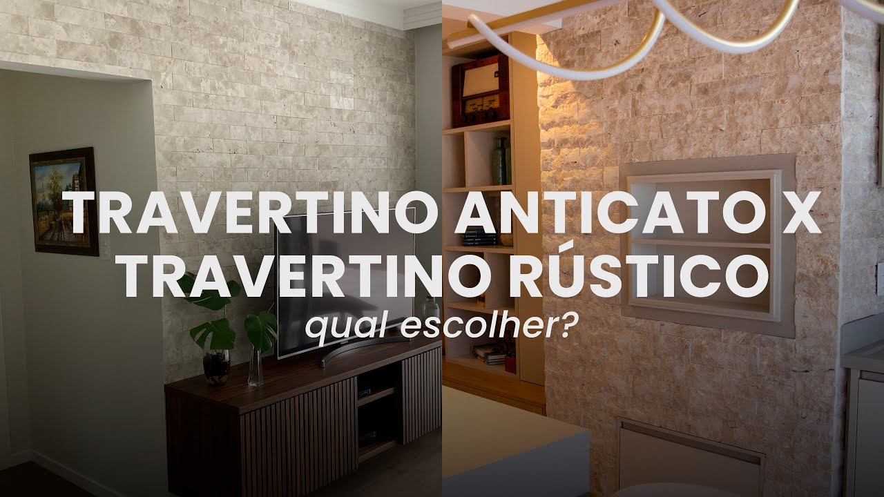 Travertino Anticato x Travertino Rústico (Rockface): qual escolher como Revestimento?