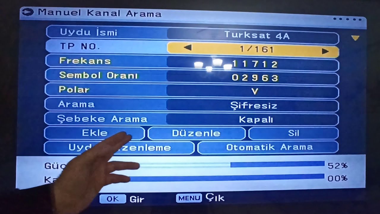 TRT EBA FREKANS AYARLAMA 📺 SD CİHAZLARA EBA TV YÜKLEME 📺
