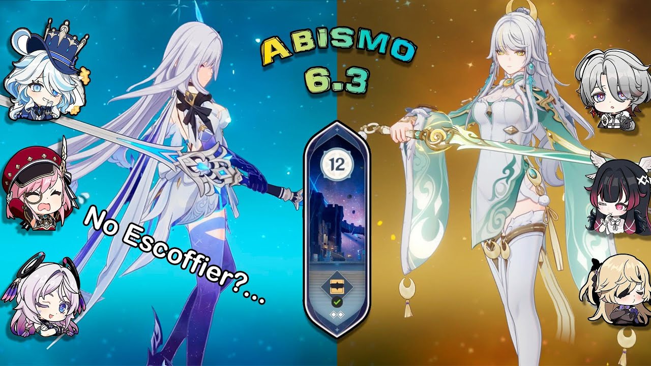 Skirk C0 Sin Escoffier... Zibai C0-R1 | Abismo Espiral 6.3 | Genshin Impact