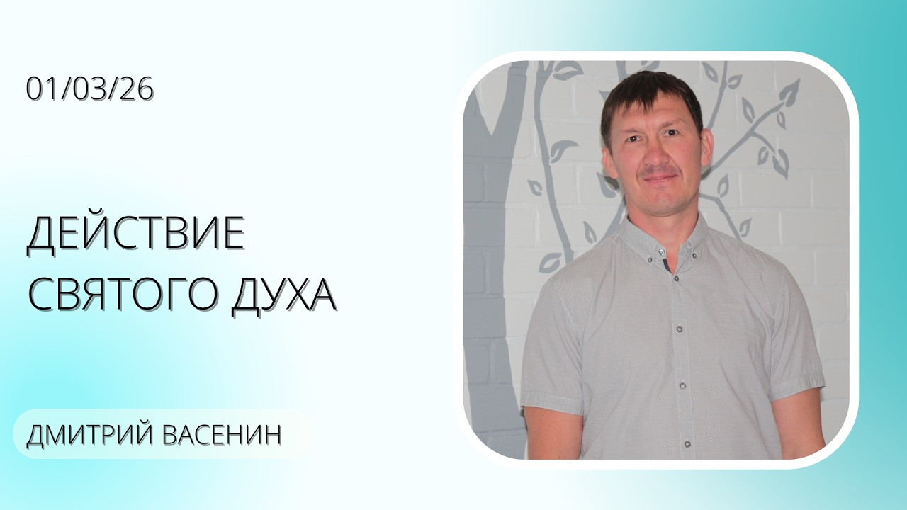 Действие Святого Духа | Дмитрий Васенин