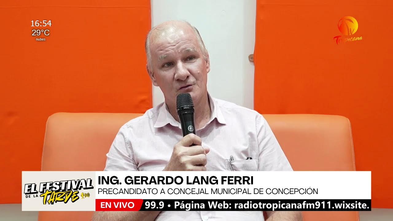 Entrevista al Ing. Gerardo Lang Ferri | Trayectoria, educación y precandidatura en Concepción