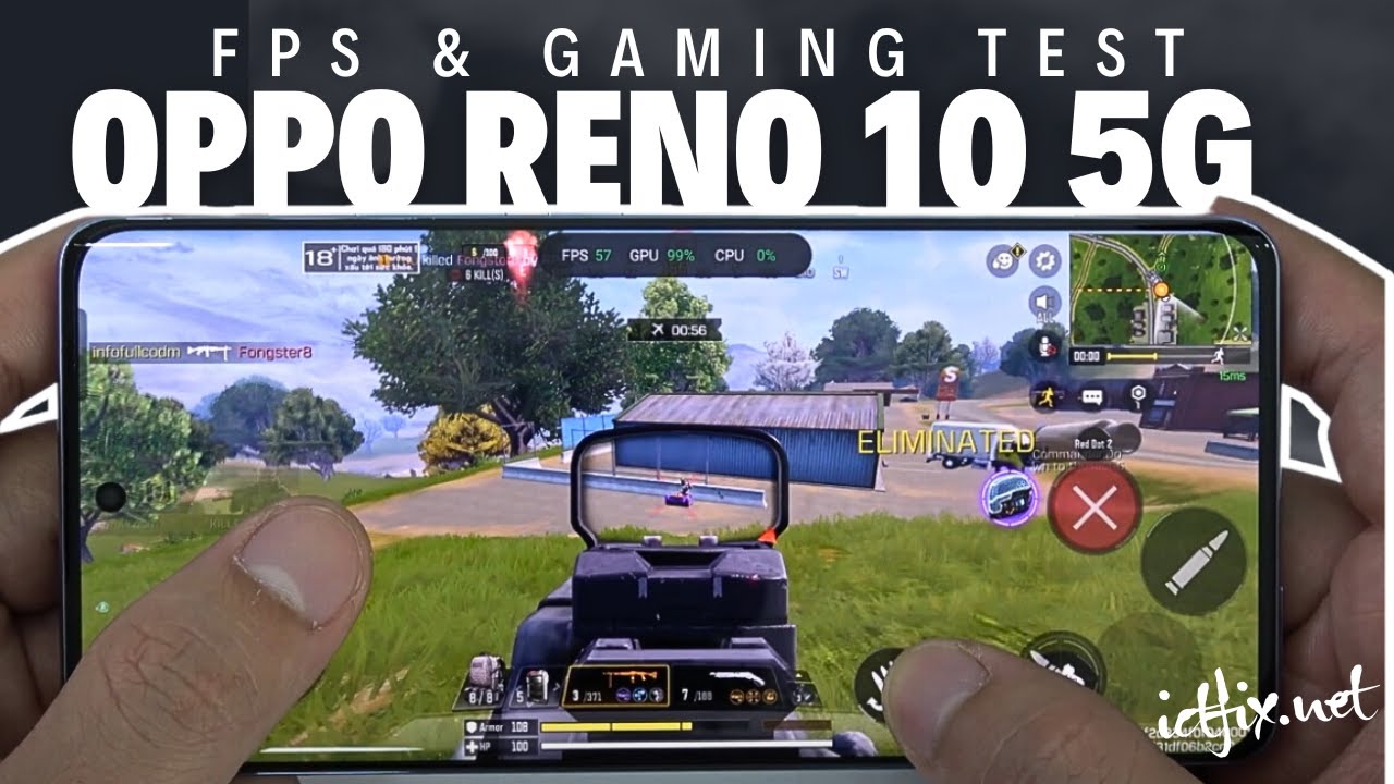 Oppo Reno10 Call of Duty Mobile Gaming test | Dimensity 7050 5G, 120Hz Display
