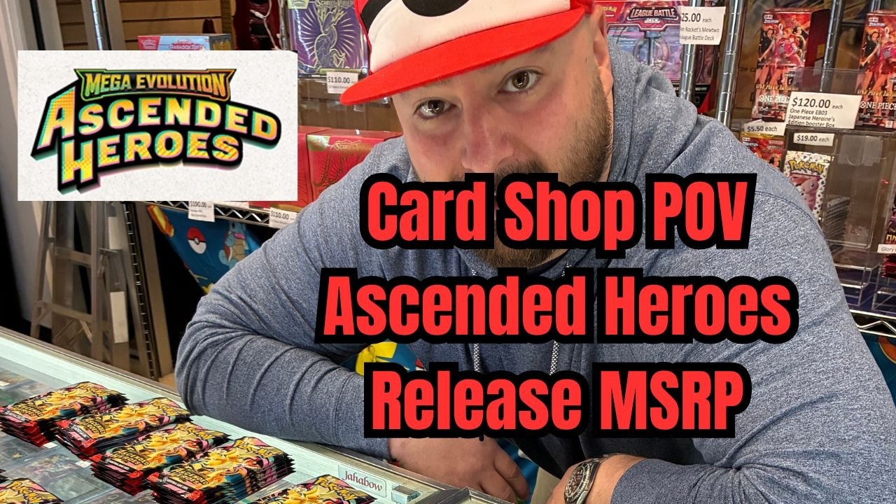 Pokemon Card Shop POV Ascended Heroes MSRP release!