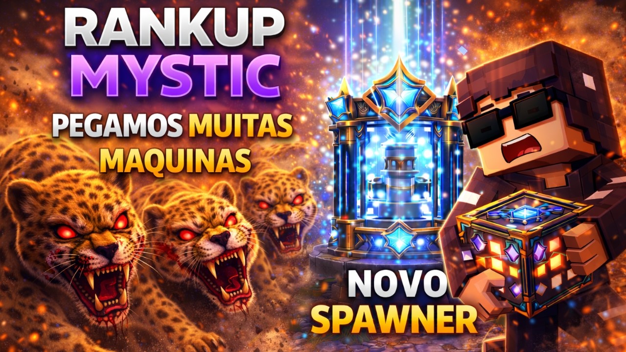 Rankup Mystic: Conseguimos nosso PRIMEIRO BILHÃO de Maquinas?? NOVO Spawner totalmente quebrado...