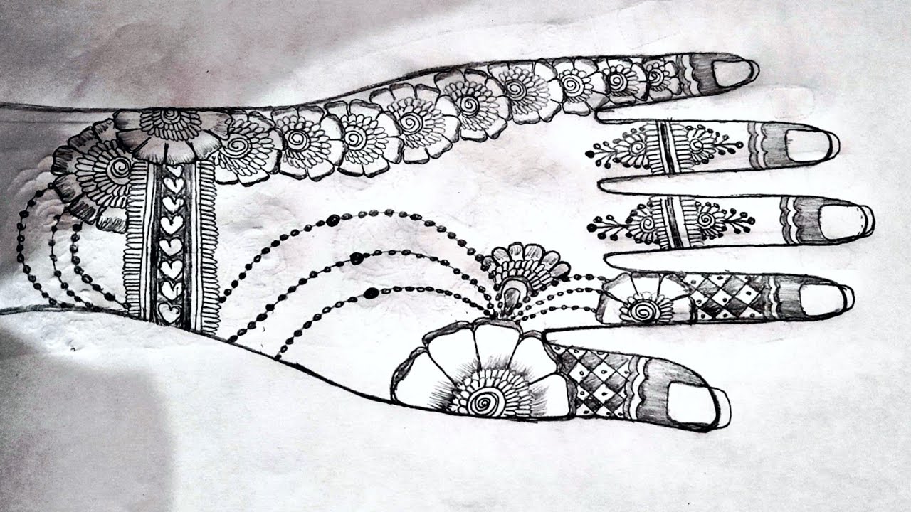 Very simple unique style mehndi design || back hand mehndi design || stylish mehndi design ||