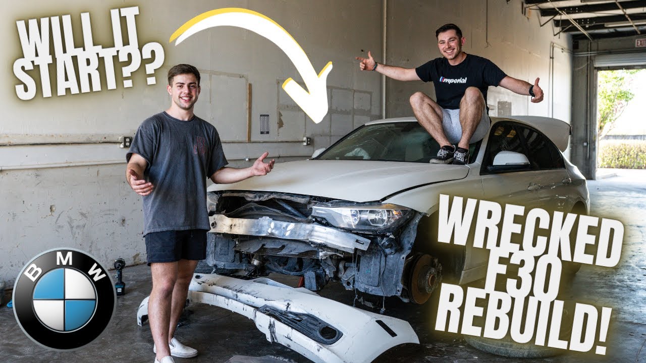 REBUILDING A WRECKED BMW F30 FROM COPART! (PART 1)