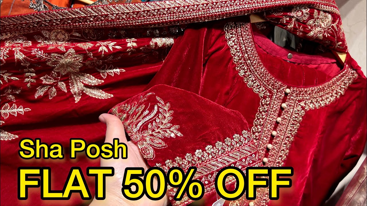 sha posh sale today | flat 50% off