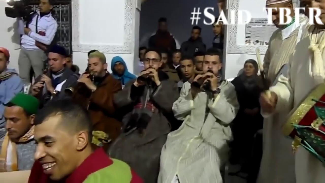 ليلة من الليالي العيساويةالمميزة بمدينة فاس برئاسة المقدم التهامي أبو الزهراءالجزء الخامس فرجة ممتعة