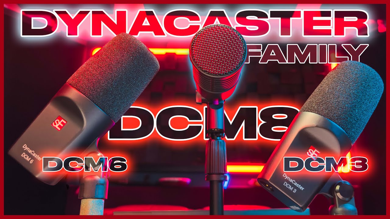 sE Electronics DynaCaster DCM8 vs DCM6 vs DCM3 Review Test