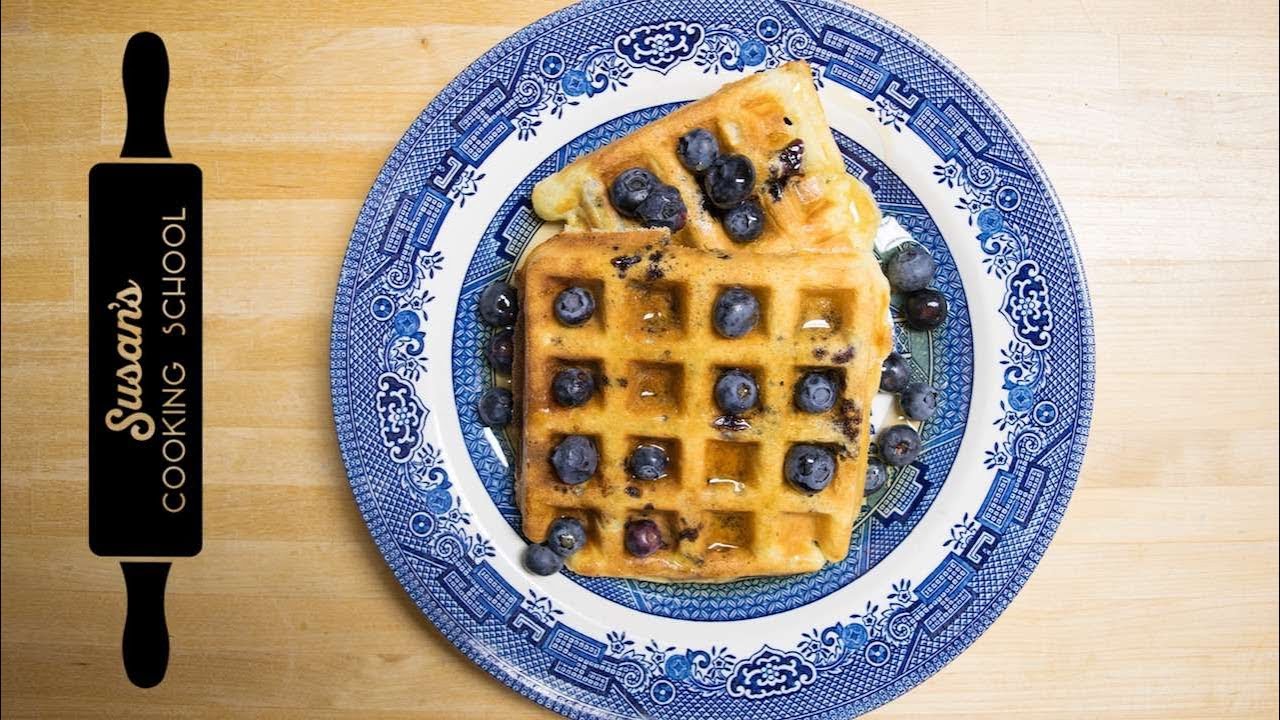My Favorite Blueberry Waffles!