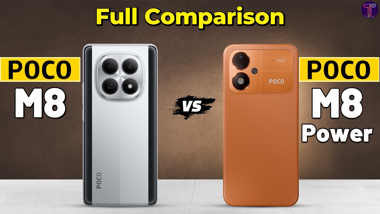 POCO M8 vs POCO M8 Power : Full Comparison 🤔❓