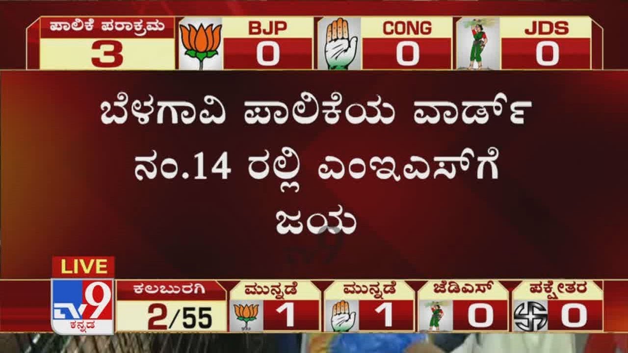 Belagavi Corporation Election Results 2021: Ward No 14ರಲ್ಲಿ MESಗೆ ಗೆಲುವು