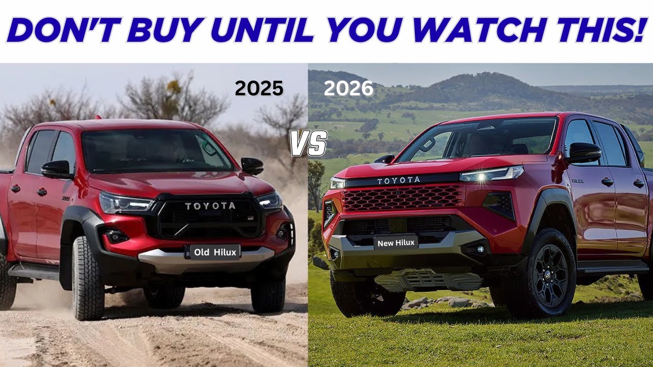 Toyota HiLux 2026 года против HiLux 2025 года: действительно ли это «новая модель»? Полное сравне...