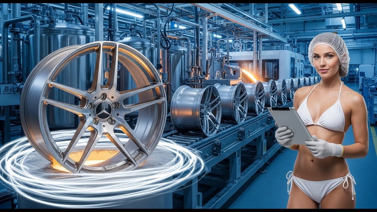 Inside Mercedes-AMG Wheel Factory | From Aluminum Scrap to Iconic 5-Spoke Rims