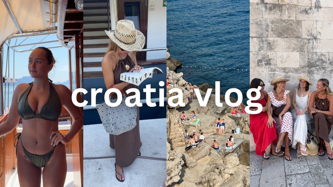 croatia vlog | sailing round hvar, split, dubrovnik and mljet on a boat with my girls 🌅