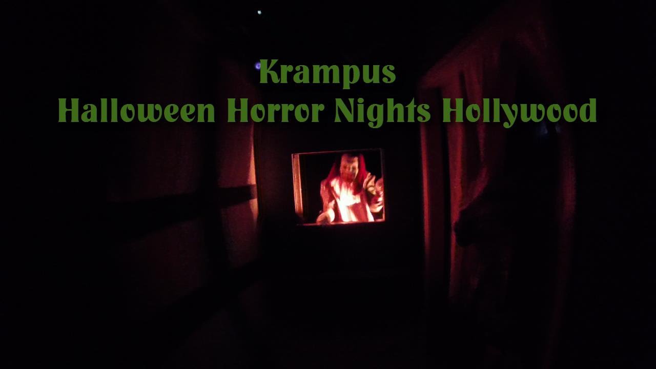Krampus Maze Walkthrough - HHN Hollywood 2016 (HD)