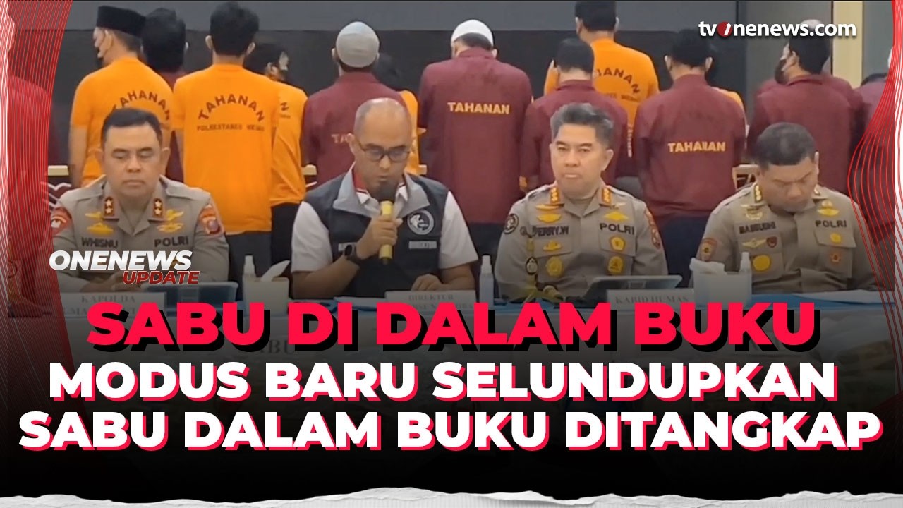 Sembunyikan Sabu di Dalam Buku, Pengedar Narkoba Lintas Provinsi Dibekuk | OneNews Update