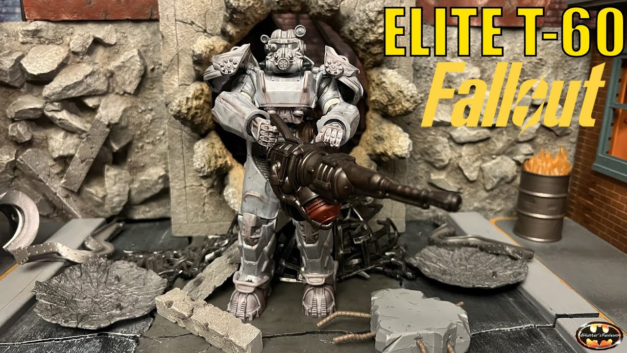 Обзор и сравнение фигурки McFarlane Fallout T-60 Amored Elite 76 Wastelanders