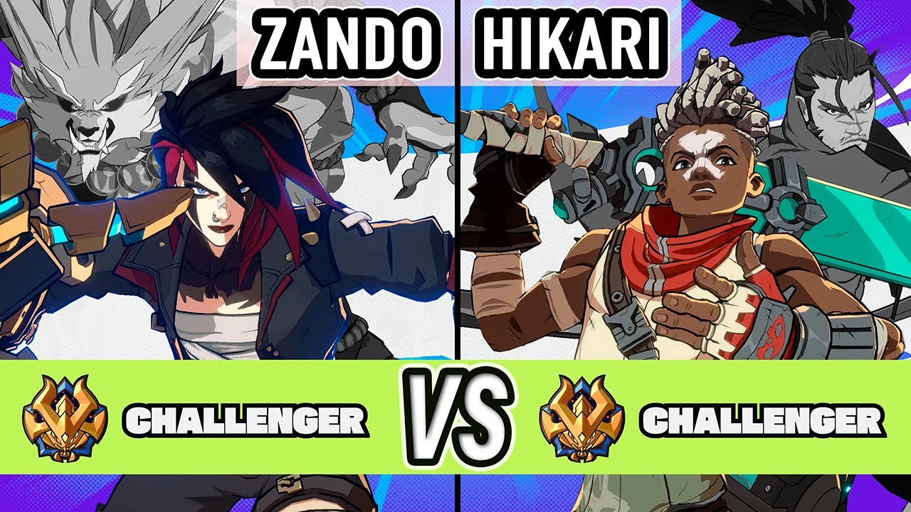 2XKO ▰ Zando (Warwick / Vi) vs Hikari (Yasuo / Ekko) ▰ High Level Gameplay