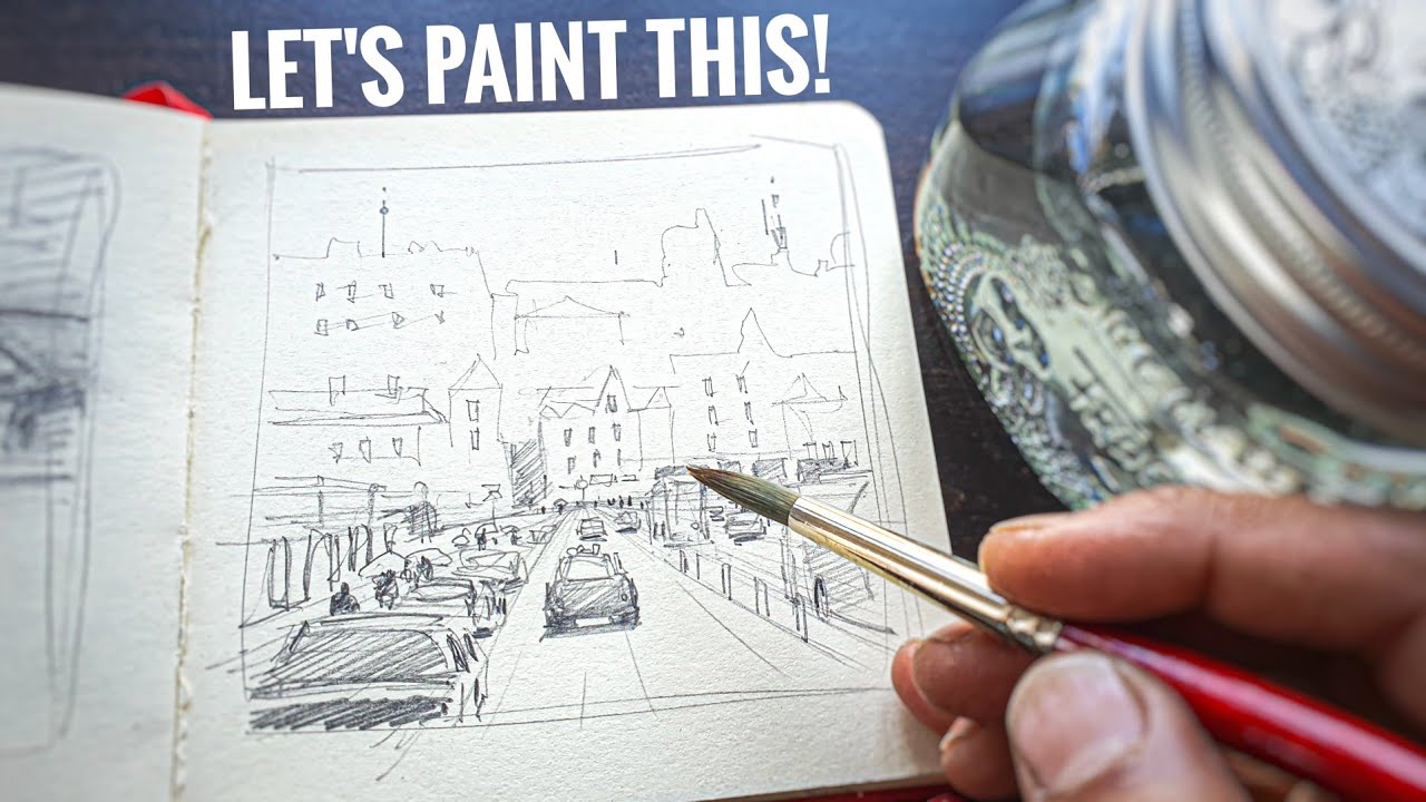 Watercolor Timelapse ~ Watercolor Demonstration by Niaz Hannan 2022