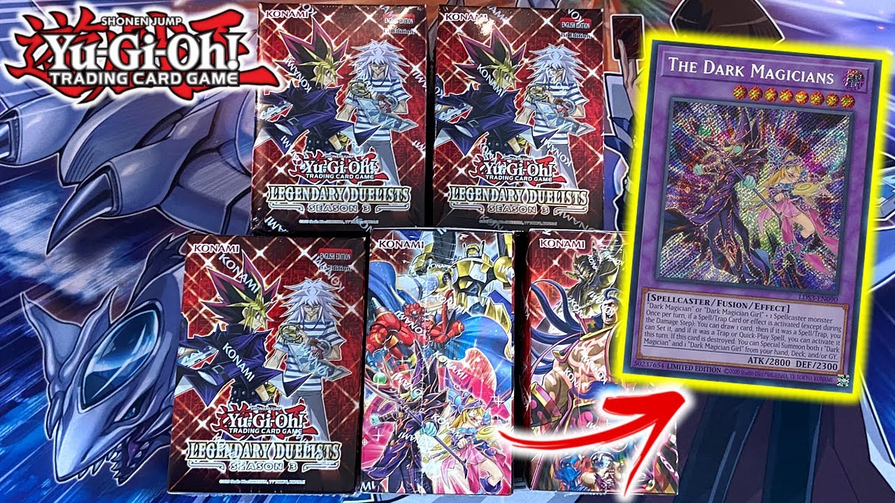DARK MAGICIAN GIRL! Yu-Gi-Oh! Legendary Duelists: Season 3 Unboxing!