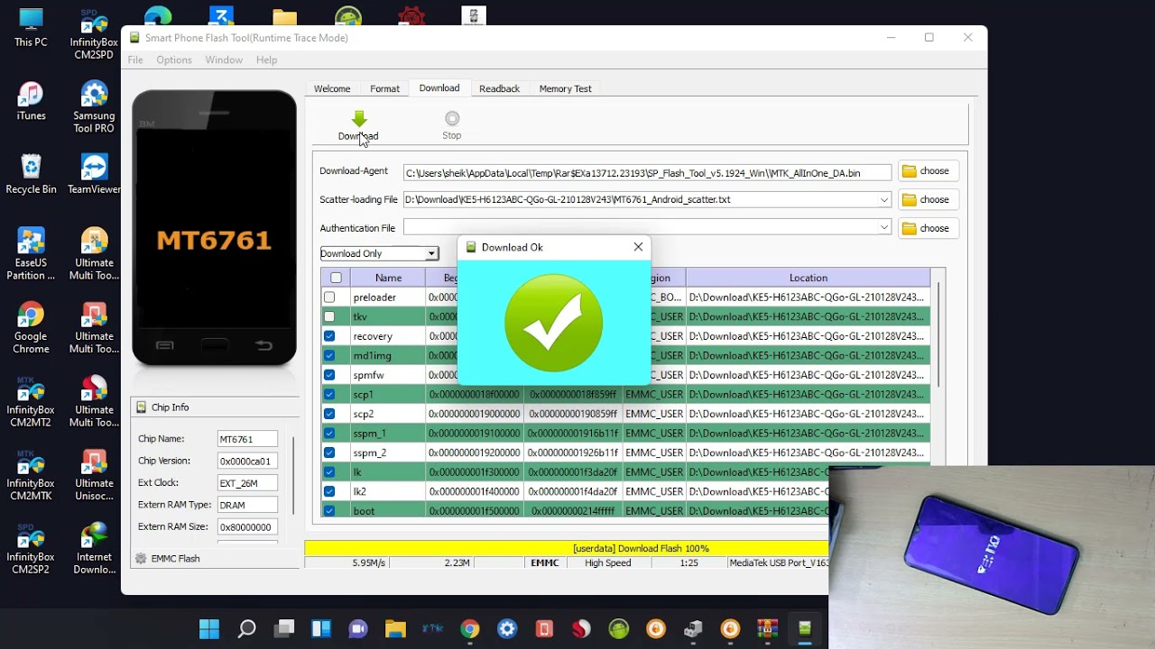 Tecno KE5 - SPARK GO 2020 Hang on Logo 100% Tested Flashing using SP Flash Tool