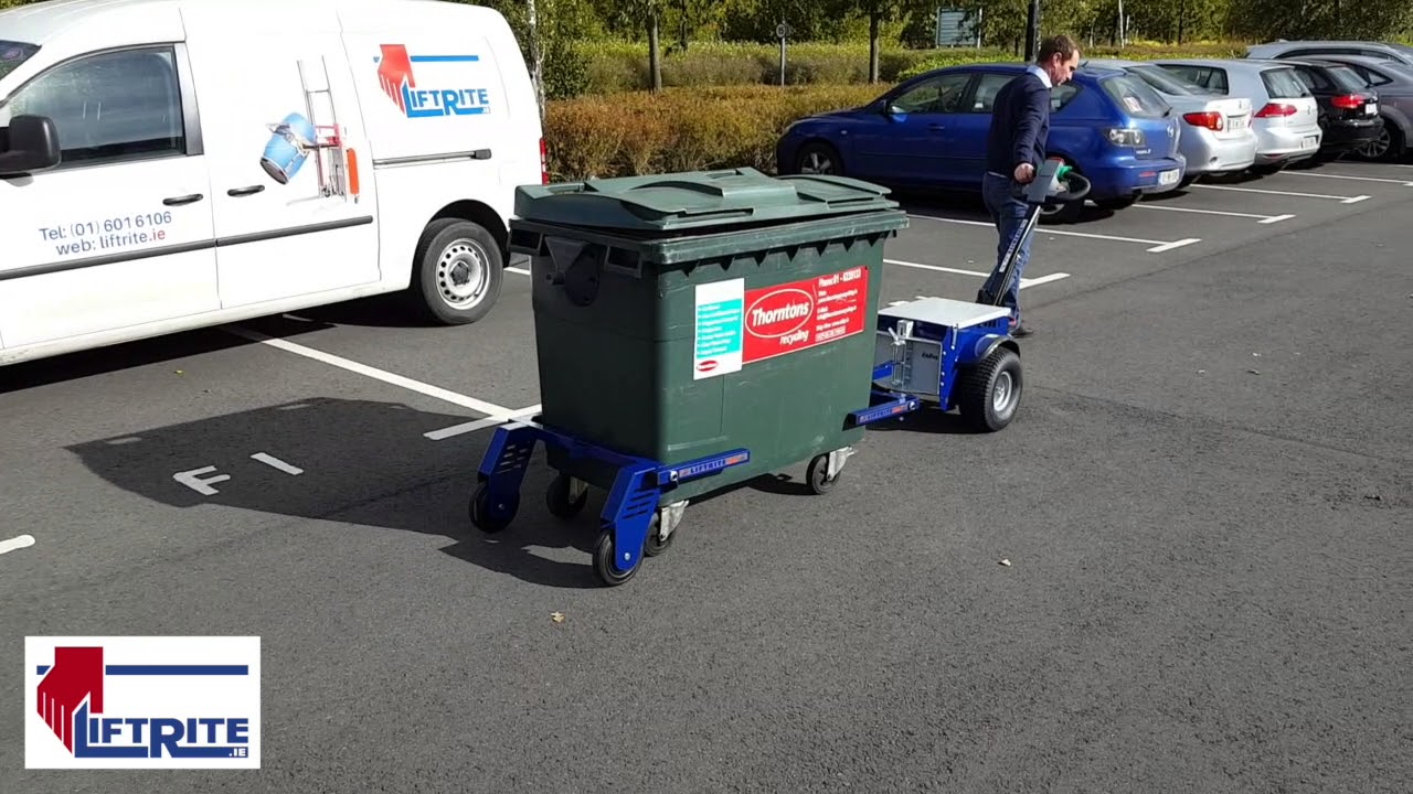 Electric Tow Tug for Pulling Bins | Lift Rite Ltd