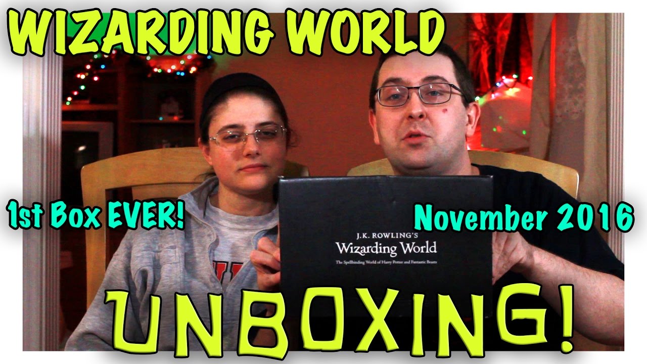 UNBOXING! J.K. Rowling's Wizarding World Loot Crate - November 2016 - 1st box!