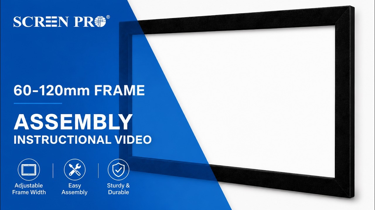SCREENPRO Fixed Frame Screen Assembly Tutorial | F series
