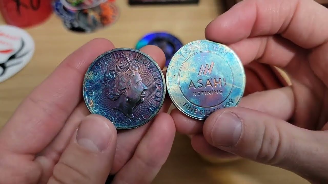 Как затонировать серебряные монеты в домашних условиях (дёшево и просто!)