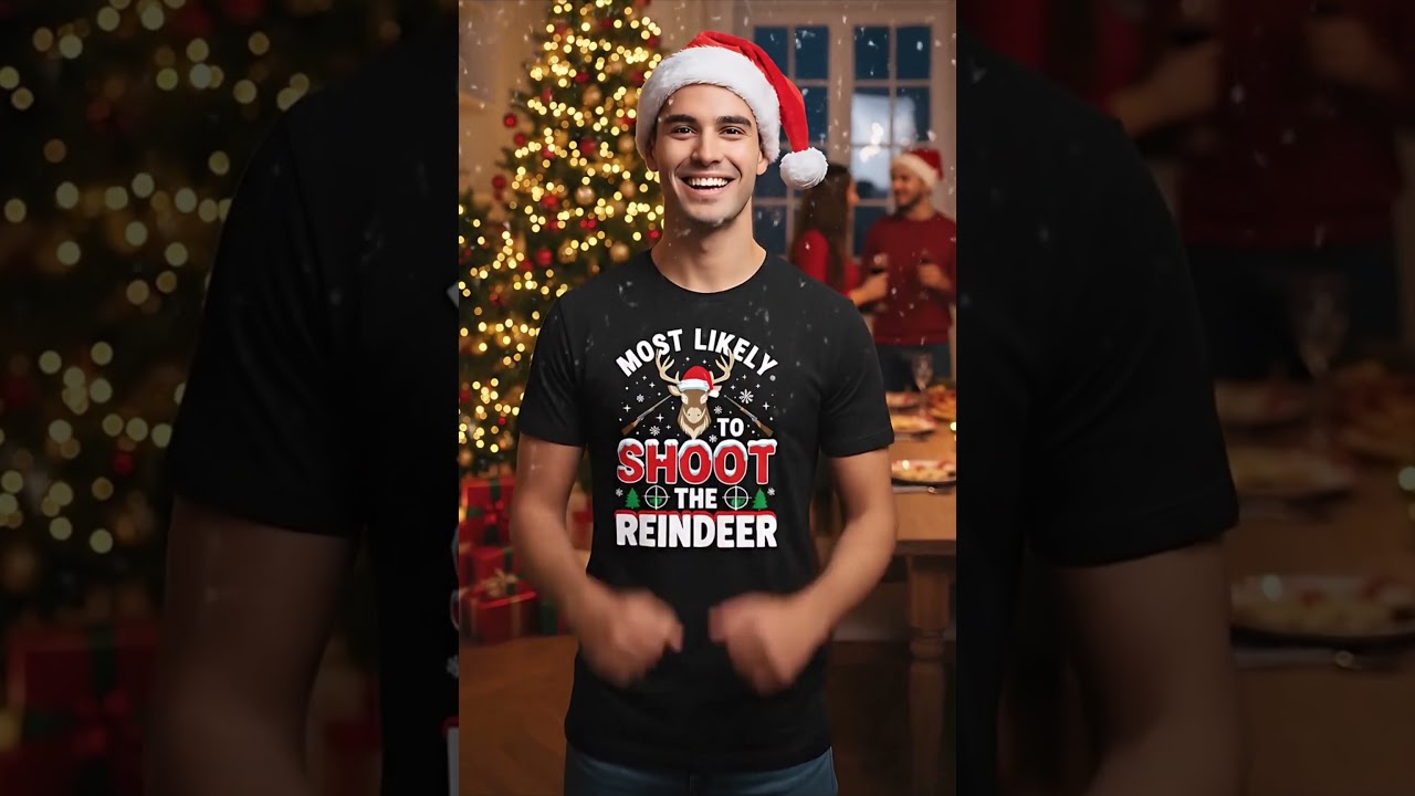 Christmas T-Shirt Design 2025 | Funny & Trendy Holiday Shirt Ideas #tshirtdesign #christmas #amazon