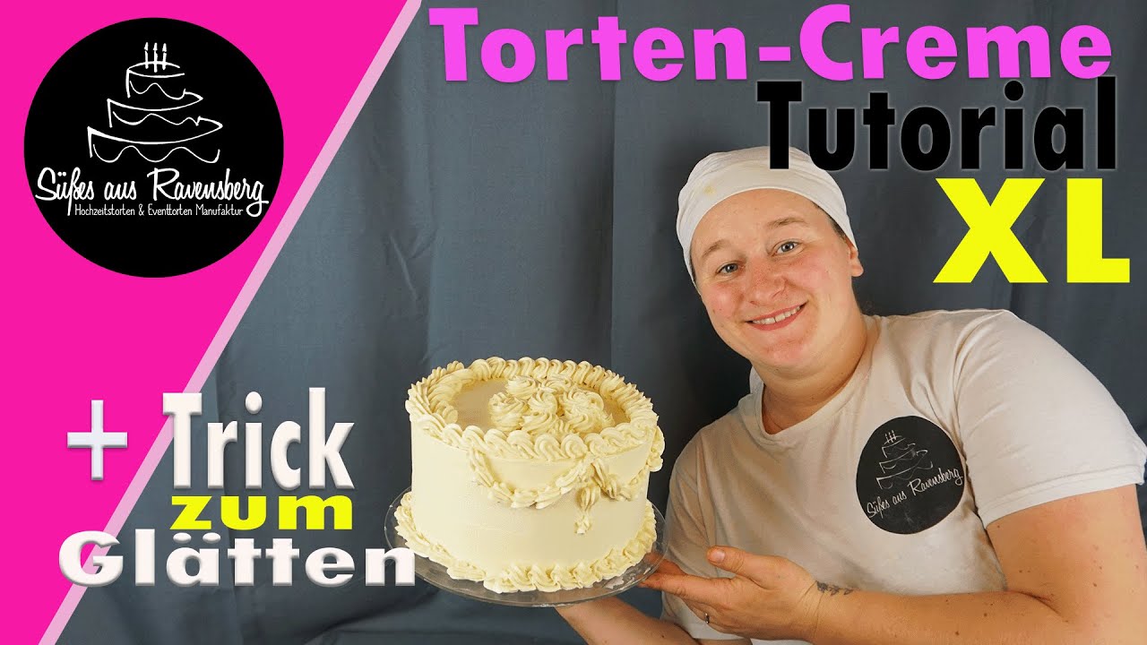 Zum Staunen: Tortencremes SO einfach & perfekt verarbeiten 🥰🍰 #backen