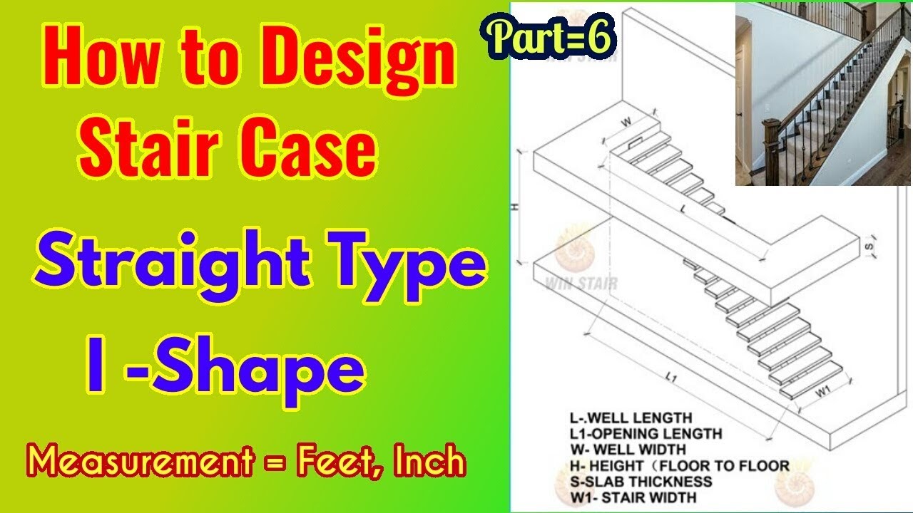 Design of stair | Staircase | Design of staircase | Stair steps calculation