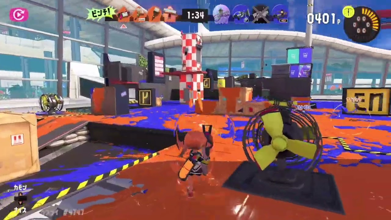 🟢タップ👉️【#成長中のチャレンジャーイカフライ】バトル【ナワバリバトル】スプラトゥーン３#スプラ３丁目５２ガロン街#新世界に挑戦@Dragon_Home1964