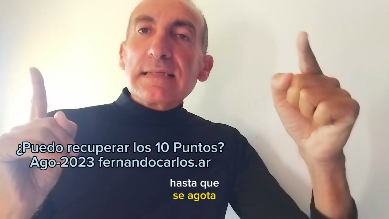 Como recuperar los 10 Puntos Listado Oficial - Más info en la descripción del video