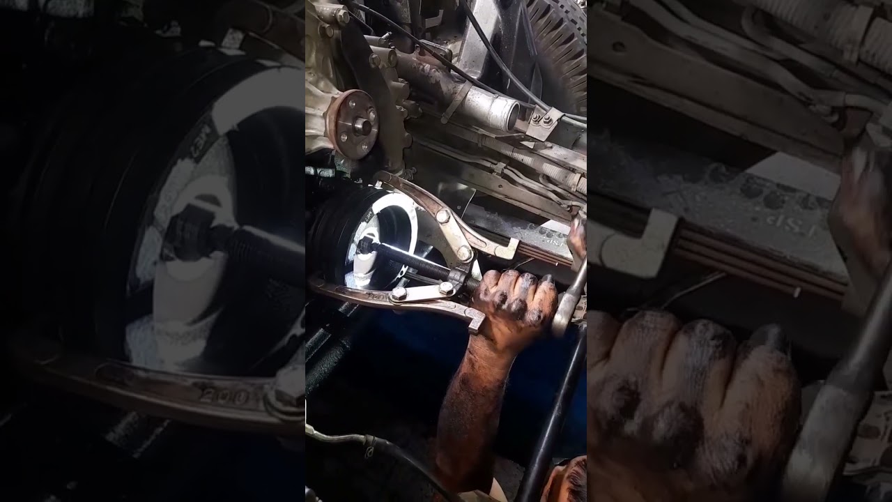 Melepas Pulley Kruk Ass Colt Diesel yg Macet