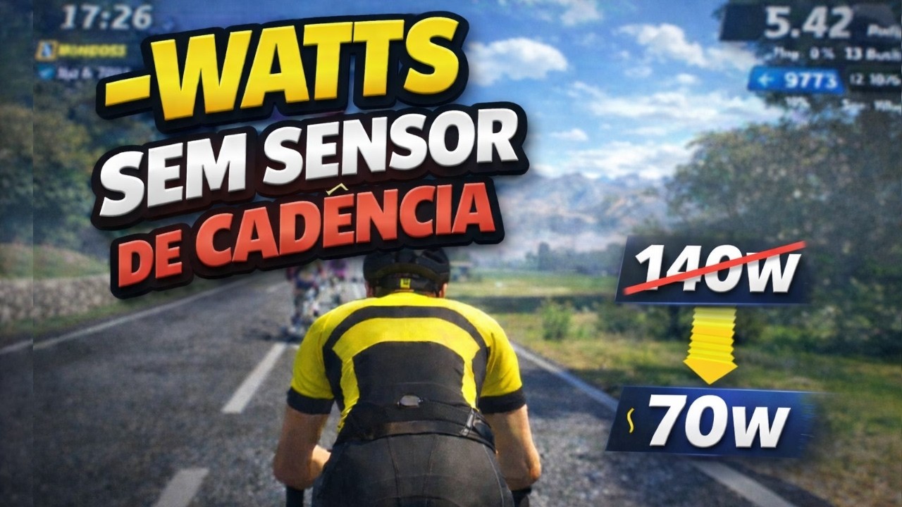 COMO DIMINUIR OS WATTS NO MYWHOOSH SEM SENSOR DE CAD&Ecirc;NCIA! | Sensor de cad&ecirc;ncia deixa mais preciso!